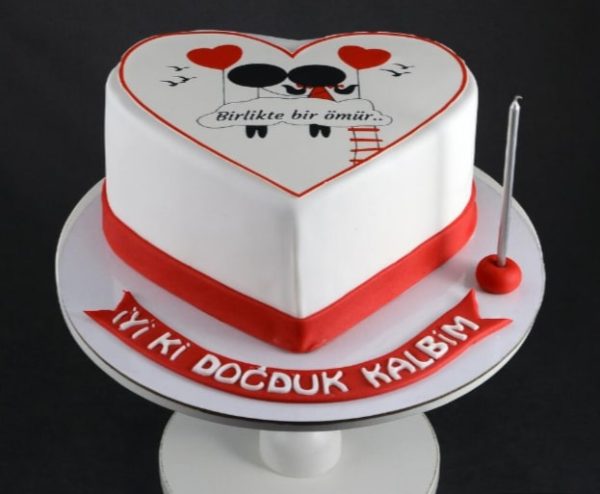 Heart Shaped Valentine s Day Cake