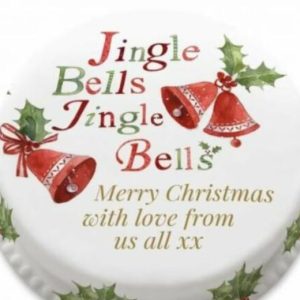 Jingle Bells Christmas Cake